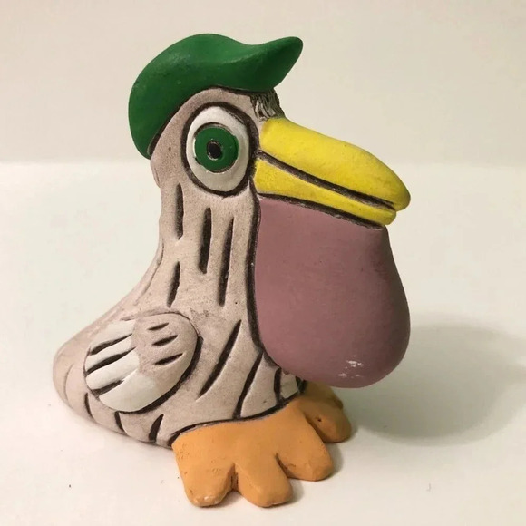 Vtg Artesania Rinconada Pottery Bird 3  Inch Tall Figurine - Picture 8 of 11